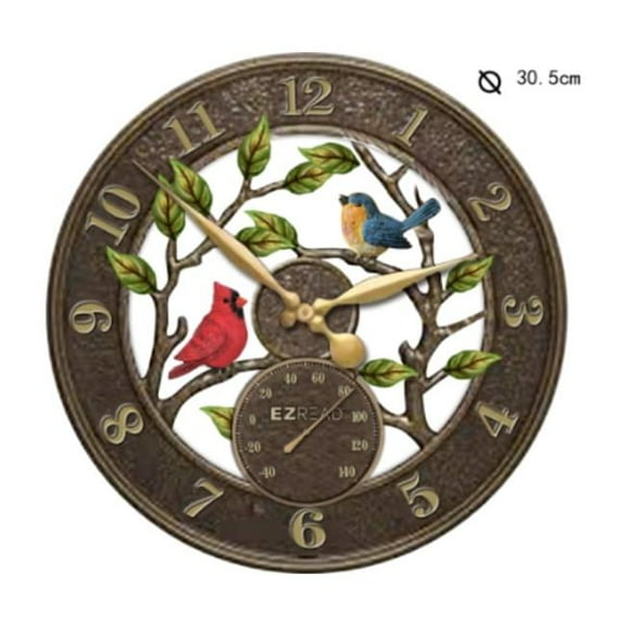 Headwind Consumer Products 125556 12 in. Clock Thermometer - Pack of 4