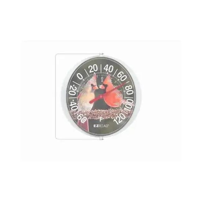 Headwind Consumer Products 140349 5.5 in. Dial Thermometer with Bracket & Two Cardinals Design
