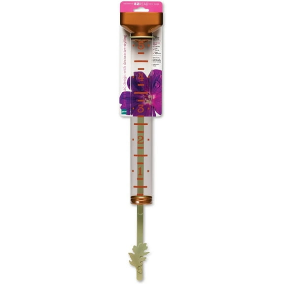 EZRead 820-0582-DISC Rain Gauge, Copper-Colored - Quantity 1