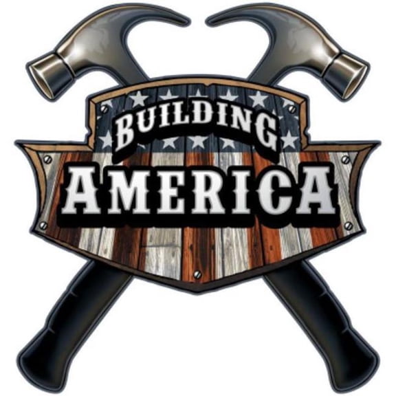 Headwind Consumer Products 140375 Building America Indoor & Outdoor Embossed 3D Metal Sign