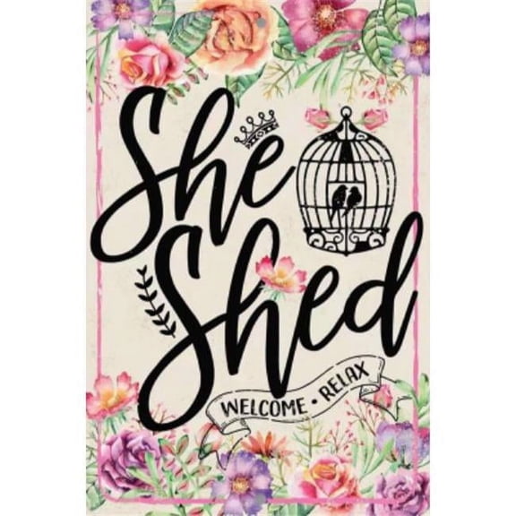 Headwind Consumer Products 140358 She Shed Indoor & Outdoor Metal Sign