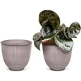 thumbnail image 1 of Headwind Robert Allen Natural Ironstone Decorative Planter, Archer Collection, Latte, 14-inch, 1 of 9