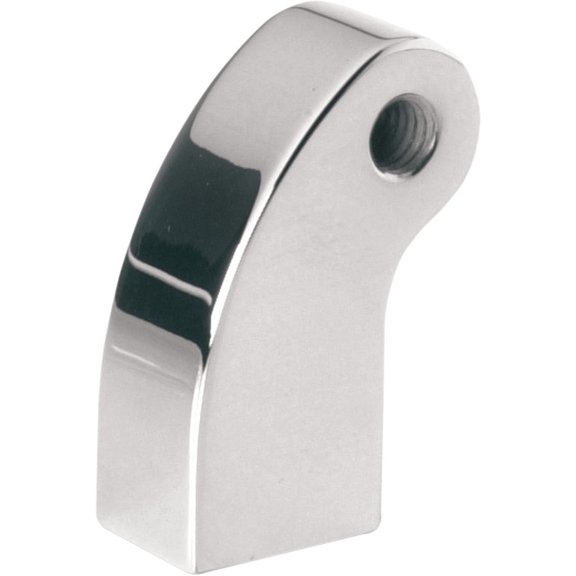 Headwinds Headlight Mounting Block Chrome 1.375" Fwd x 1/16" Drop (1-0042-5CA)