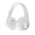 thumbnail image 1 of Headworn Bluetooth Earphones - Wireless Over Ear Headphones, Low Latency Foldable For Esports, Dual Channel With LED Light, 8H Playtime And Memory Card Slot, 1 of 8