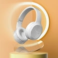 thumbnail image 1 of Headworn Bluetooth Headphones 50H Battery Wireless Over-Ear ANC Foldable Lightweight for Travel Gym - Bluetooth 5.3 HiFi Sound w/ AUX Cable, 1 of 8