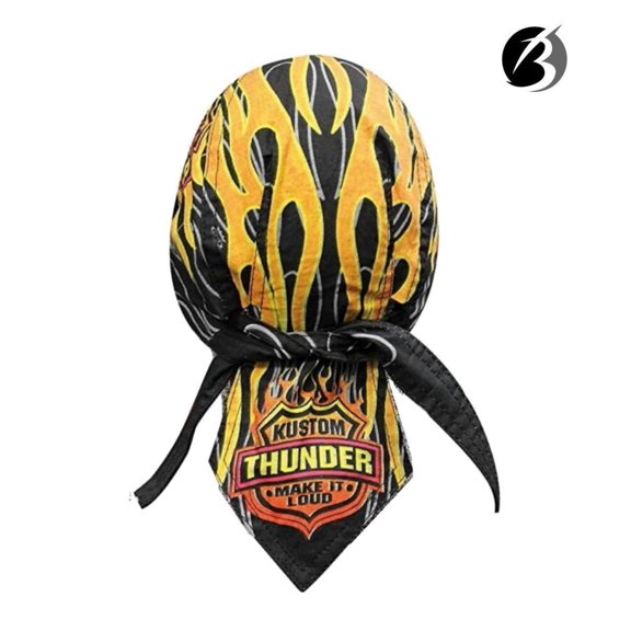 Headwrap DANBANNA Kustom Thunder Make it Load Du Rag Doo Rag Skull Cap Bandana