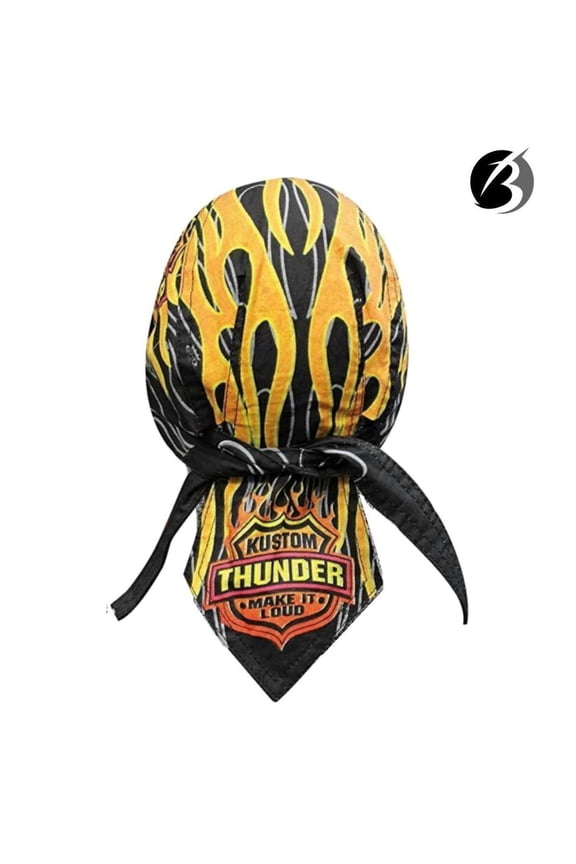 Headwrap DANBANNA Kustom Thunder Make it Load Du Rag Doo Rag Skull Cap Bandana