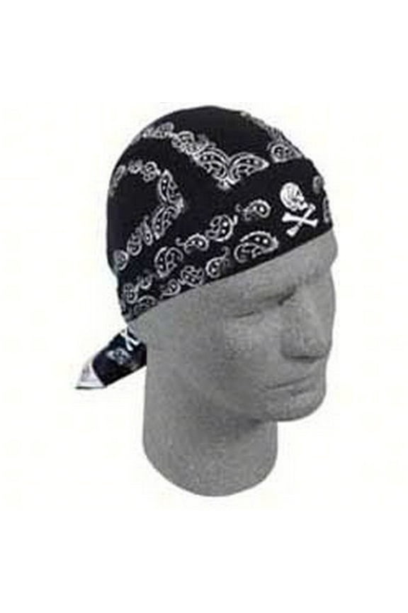 Zan Headgear Flydanna Headwrap (One Size Fits Most, Paisley Black)