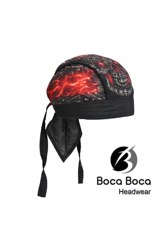 Headwrap SKULL MADE OF SKULLS Hot Leathers Premium Bandana Du-Rag Sweatband
