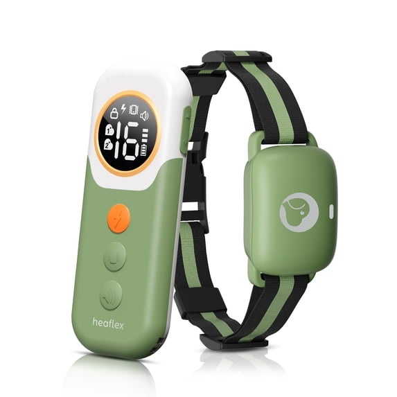 Heaflex Dog Training Collar Remote 2400FT Electric Rechargeable IP67 Waterproof Collars Dogs (Green)