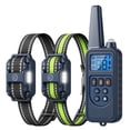 thumbnail image 1 of Heaflex Remote Training Collar - 2600FT Range, 4 Modes, IPX7 Waterproof, Rechargeable for Medium Large Breeds, Blue (2 Receiver), 1 of 7
