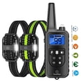 thumbnail image 1 of Heaflex Dog Training Electric Collar 2600ft Remote 4 Modes Light Beep Vibration Shock Waterproof 2 Dogs, 1 of 9