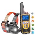 thumbnail image 1 of Heaflex Dog Training Electric Collar 2600ft Remote 4 Modes Light Beep Vibration Shock Waterproof 2 Dogs, 1 of 8