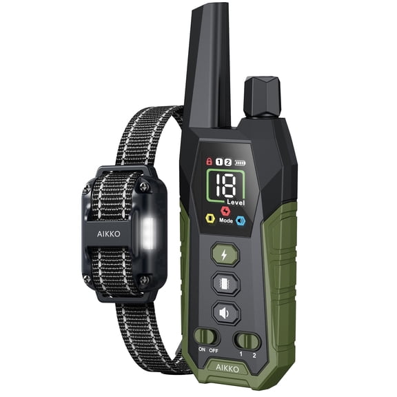 Heaflex Professional Dog Shock Collar with Remote - 3300FT Training Collar for Small Medium Large Dogs, IPX7 Waterproof Rechargeable E Collar with 3 Training Modes