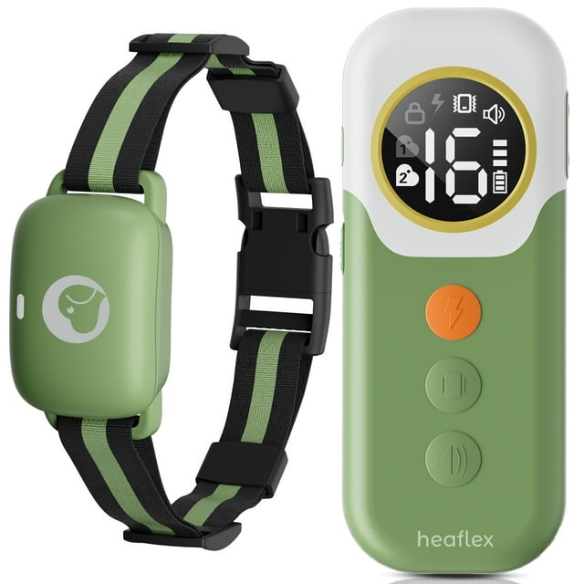 Heaflex Remote Electric Dog Training Collar, No Bark EShock Beeps