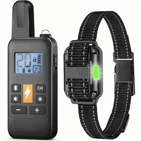 Heaflex Dog Training Collar with Remote 3300FT, 3 Safe Modes with Shock, Vibration & Beep, Waterproof Rechargeable for All Size Dogs