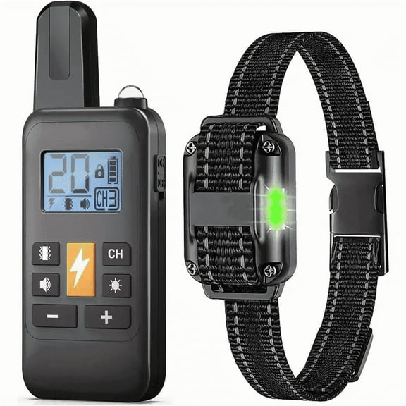 Heaflex Dog Training Collar with Remote 3300FT, 3 Safe Modes with Shock, Vibration & Beep, Waterproof Rechargeable for All Size Dogs