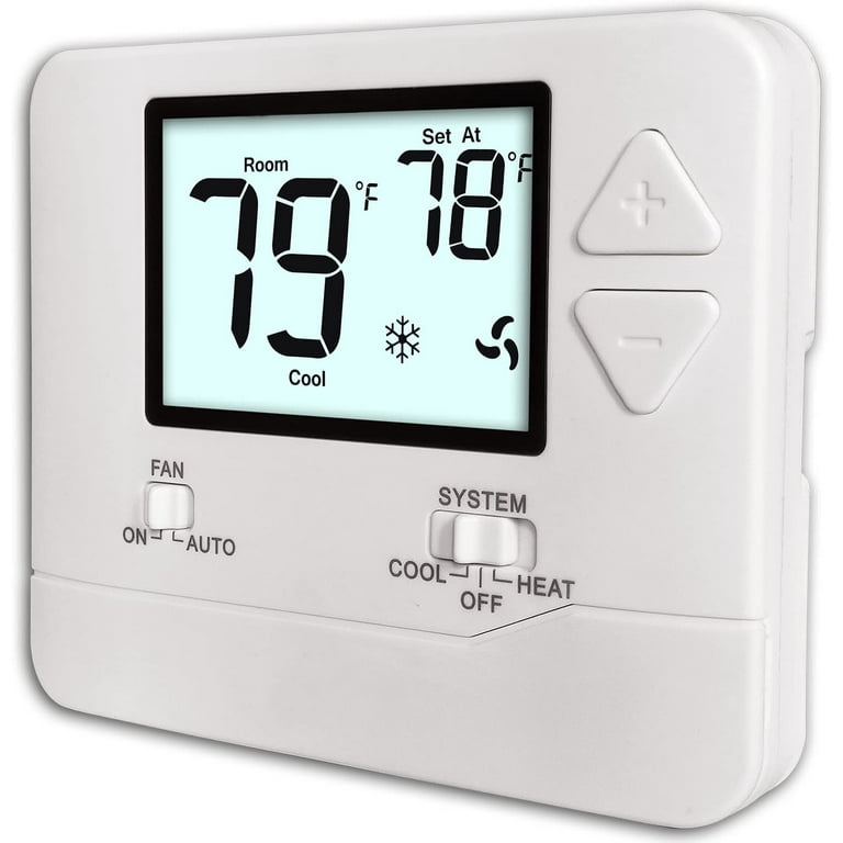 Heagstat Non-Programmable Thermostat 1 Heat/1 Cool