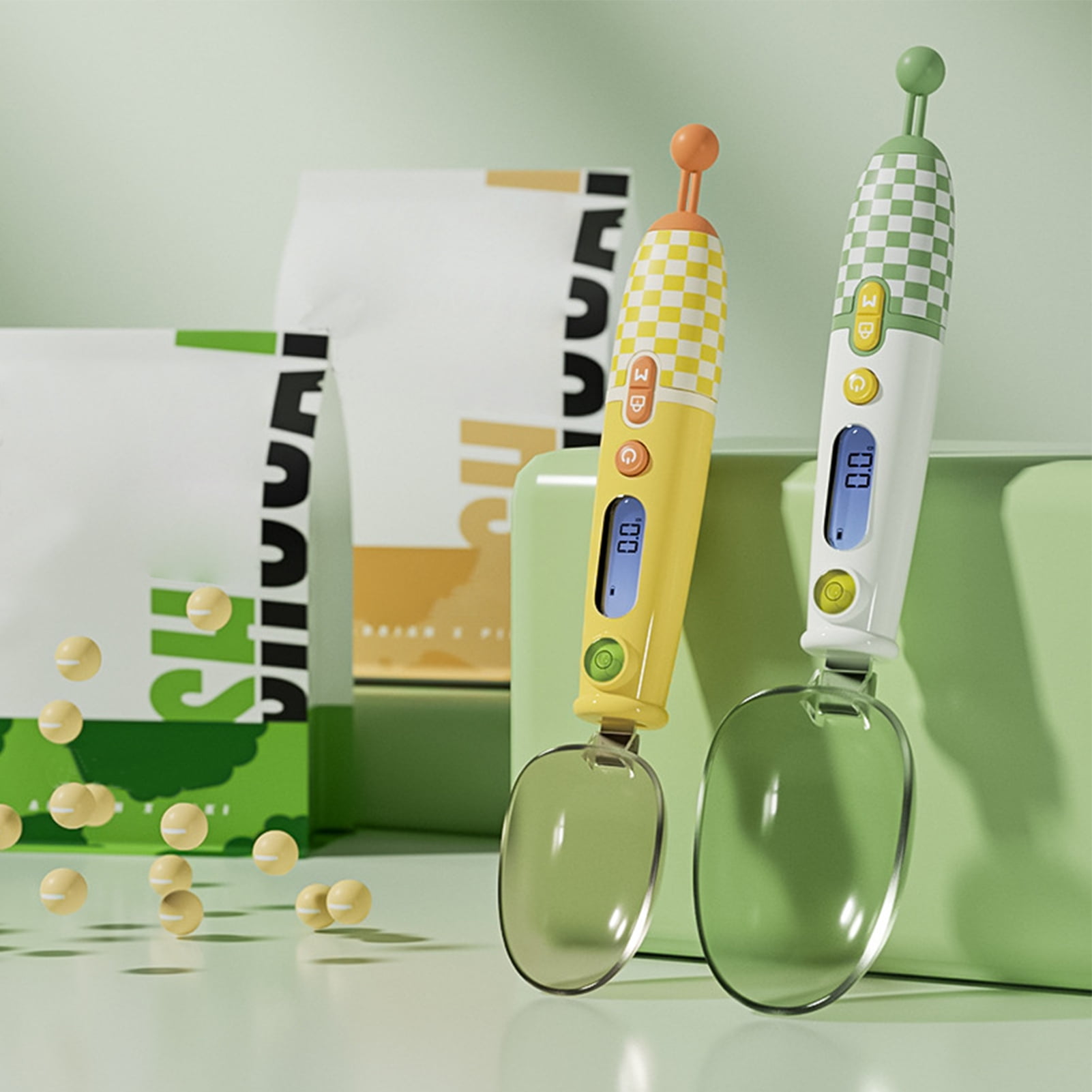Heajfvd Digital Measuring Spoon with LCD Screen High Precision Food ...
