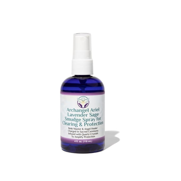 Heal the Masses Archangel Ariel Lavender Sage Smudge Spray - Aromatherapy Room Spray, 4 fl oz