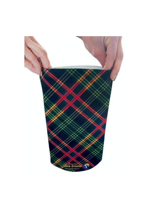 Heal with Appeal Amputee Sock BTKA, Tartan V1, 3PLY Amputee Stump Sock