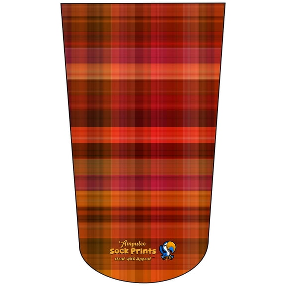 Heal with Appeal Amputee Sock, Tartan V5, 3PLY Amputee Stump Sock