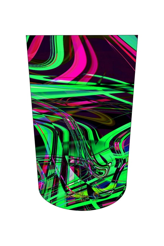 Heal with Appeal Shrinker Sock Bold rich pattern V8 BTKA reg, Prosthetic Stump Shrinker amputee sock