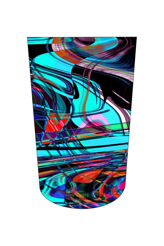 Heal with Appeal Shrinker Sock Bold rich pattern V9 BTKA reg, Prosthetic Stump Shrinker amputee sock