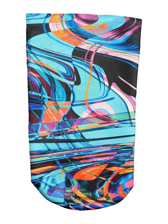 Heal with Appeal Shrinker Sock Bold rich pattern V9, Prosthetic Stump Shrinker amputee sock