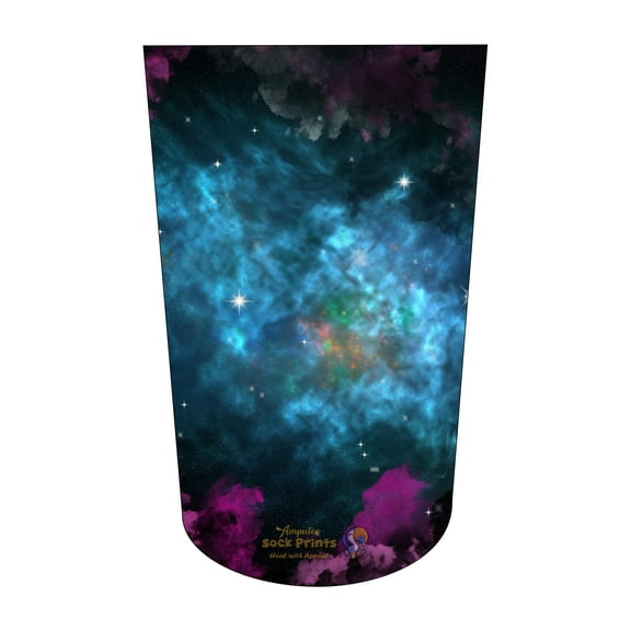Heal with Appeal Shrinker Sock Galaxy Pattern V1 ATKA, Prosthetic Stump Shrinker amputee sock