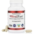 thumbnail image 1 of HealFast Surgery & Injury Recovery Supplement (Post-Op) - Supports Healing Optimization for Surgery, Wounds, Scar Treatment & Bruising w/Amino Acids, Vitamins, Probiotics - 100 Capsules, 1 of 6
