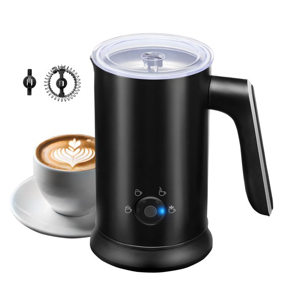 HealSmart Electric Milk Frother, 4 in 1 Milk Steamer, 240ml/8.12oz Automatic Warm and Cold Foam Maker for Coffee, Cappuccinos, Macchiato, Latte Y101