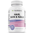thumbnail image 1 of Healblend Hair Skin & Nails Vitamin Supplement - Support Hair Growth, Healthy Skin, Strong Nails with Multivitamin Multimineral for Women & Men - 60 Capsules, 1 of 9