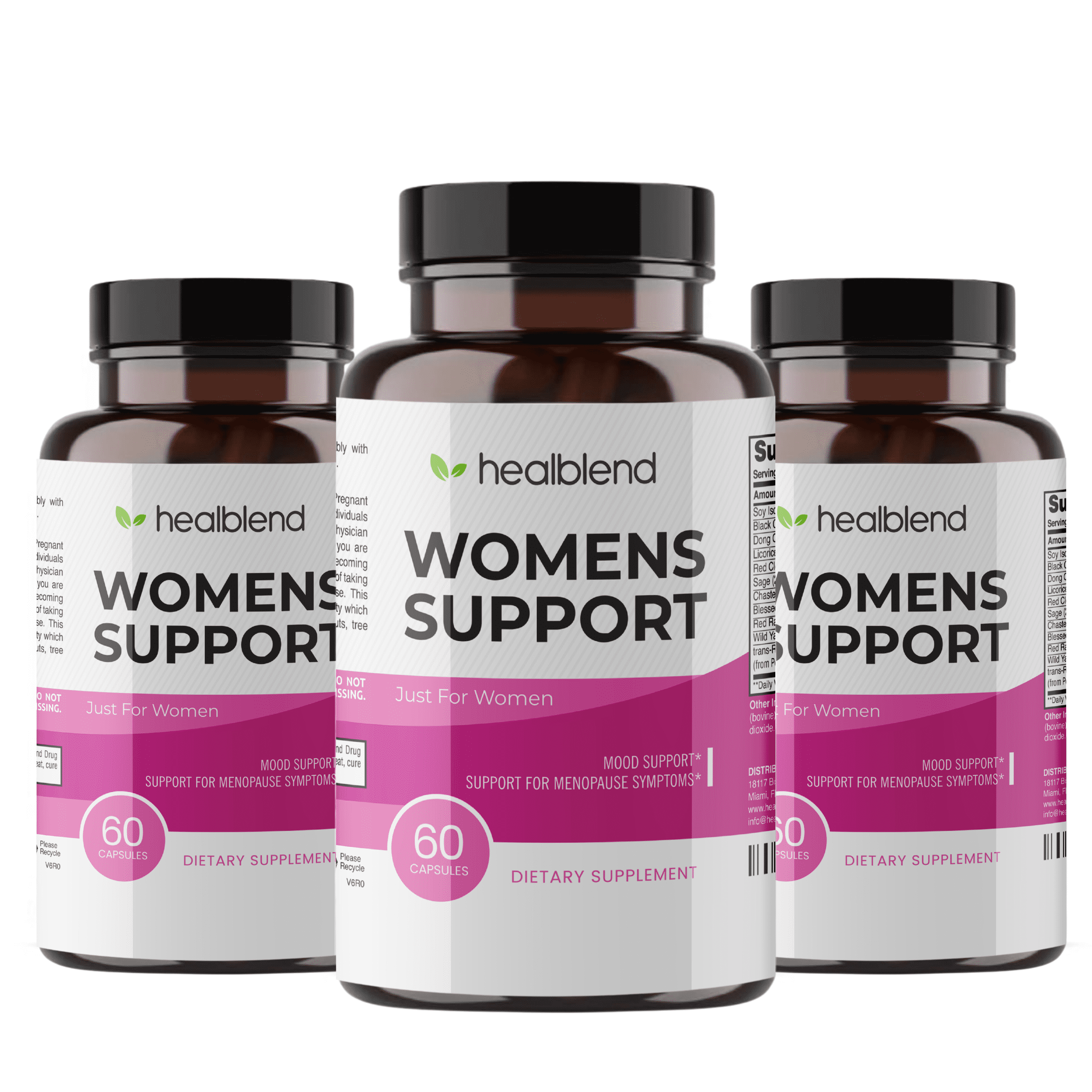 Healblend Women's Support Supplements Reduces Menopause Symptoms