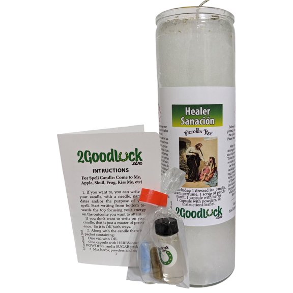 Healer Dressed Candle Kit - Sanacion