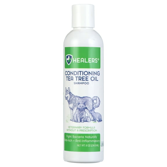 Healers Tea Tree Oil Conditioning, Concentrated Shampoo for dogs and cats, 8 oz