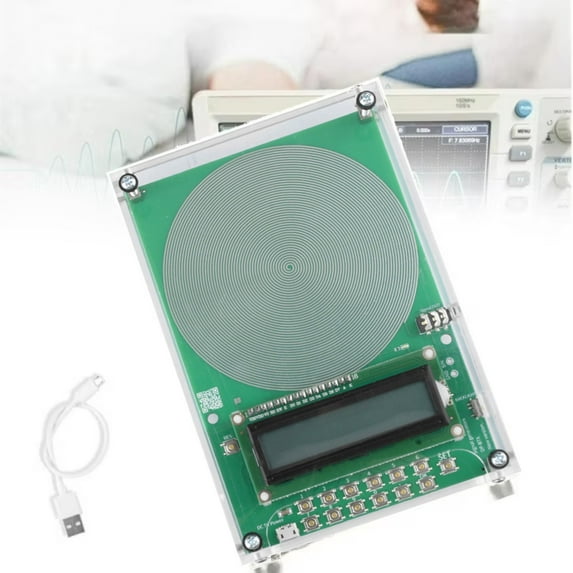 Healflux Custom Frequency Generator V2, 7.83Hz Schumann Wave Resonance Generator, Ultra-Low Frequency Pulse Generator, 0.01Hz~200000Hz Adjustable Sine Wave Resonance Generator - Green