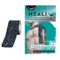 thumbnail image 1 of Heali PRO Kinesiology Tape, 20 Pre-Cut Strips, Synthetic Silk, Menthol, Blue, Pack of 1, 1 of 7