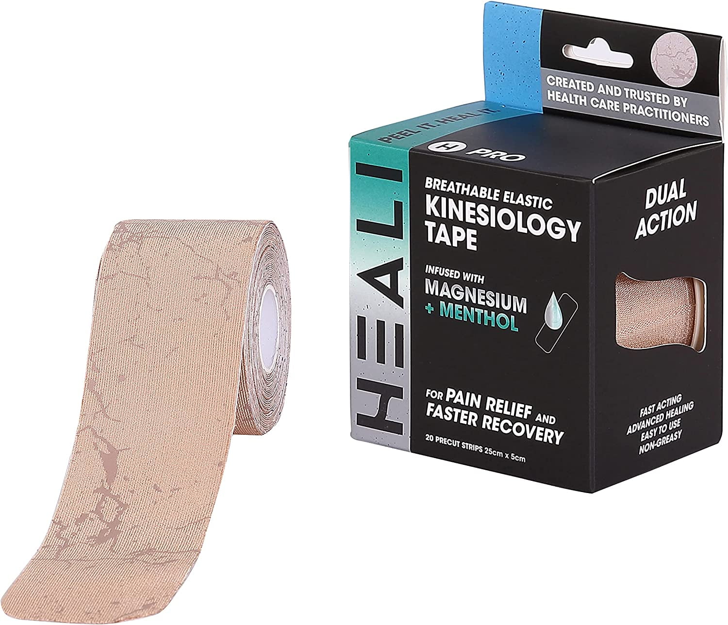 K-Tape for me Wrist and Knee, Precut Kinesiology Tape: High quality cotton  and long lasting Physiobond adhesive