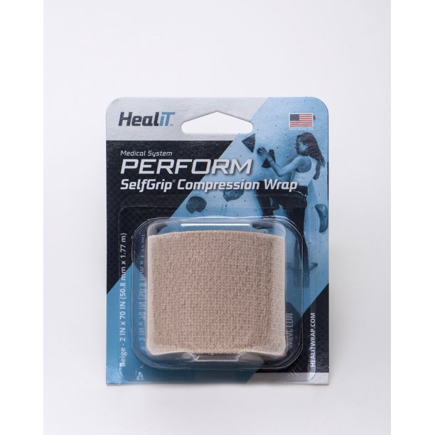 HealiT SelfGrip 2 Inch Beige Roll SelfAdhering Athletic Tape & Bandage