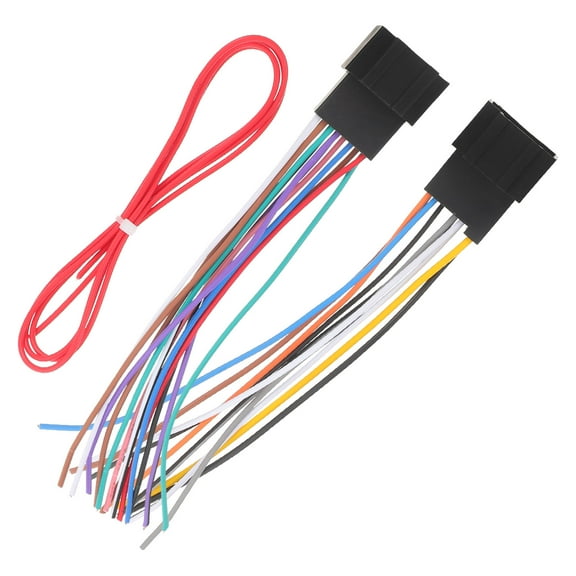 Healifty 1Set Automotive Wiring Harness for Car Stereo with Enhanced Audio and Stable Connection