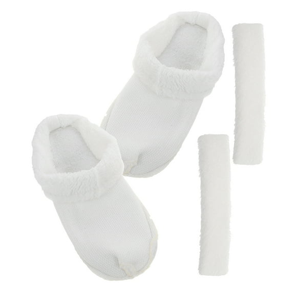 Healifty 1 Set Washable Plush Cotton Shoe Liners For All With Removable Feature