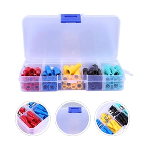Healifty 100Pcs Electrical Cable Pin Connectors with Stable and Reliable Design for Home Appliances