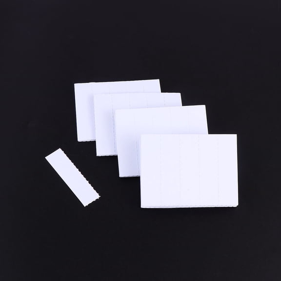Healifty 100Pcs Transparent Folder Tabs for Hanging File Folders Office Stationery Supplies