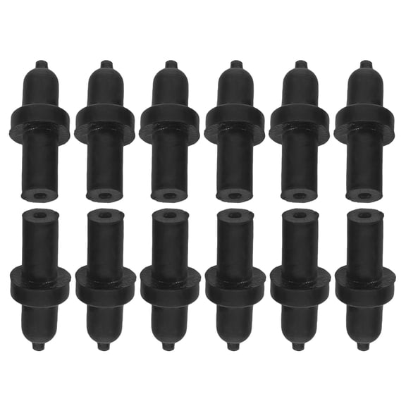 Healifty 10Pcs Inflatable Pump Adapter Set Air Pump Connectors for Inflation Black Basketball Football Accessories