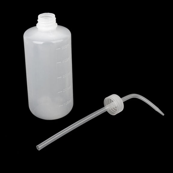 Healifty 12Pcs White Garden Watering Bottle with Flexible Nozzle to Prevent Root Rot