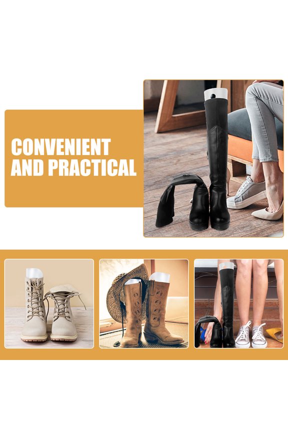 12Pcs Boot Form Support Inserts White Reusable for Tall Boots with Multi Functional Use and Stable Material