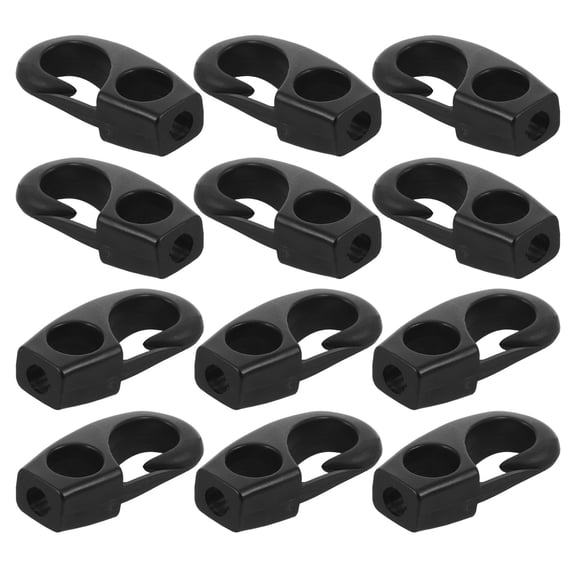 Healifty 12Pcs Kayak and Canoe Nylon Bungee Hooks for Marine Ropes Shock Cord Repair
