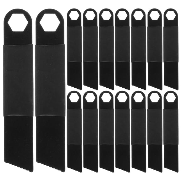 Healifty 16Pcs Camping Flint Fire Starter Stainless Steel Black Reliable for Cold Weather Camping