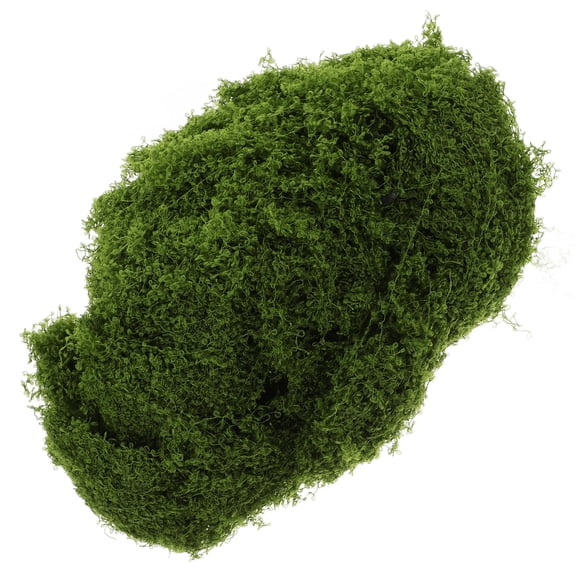 Healifty 1Pack Artificial Moss Decoration Dark Green for Crafts Fish Tanks and Terrariums